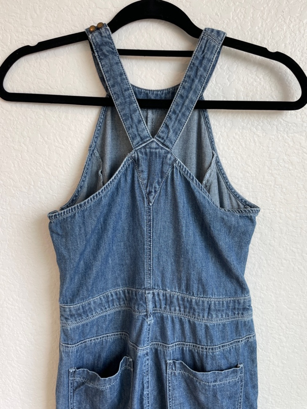 ANTHROPOLOGIE Pilcro Femme Denim Jumpsuit • Size 0 - Picture 10 of 13